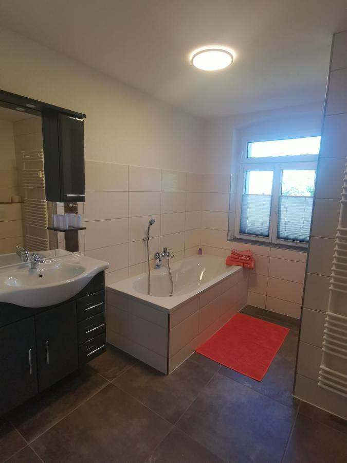 Ferienwohnung Wanderglueck Rathmannsdorf Dış mekan fotoğraf