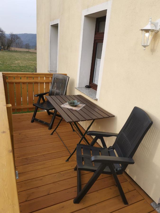 Ferienwohnung Wanderglueck Rathmannsdorf Dış mekan fotoğraf